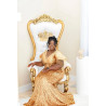 Asoebi dress with train, owambe outfit, Prom outfit, lace gown,stylish bride, bride to be, traditional marriage, Birthday
