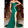 Prom dress with high slit, Evening dress, prom dress, African clothing for women